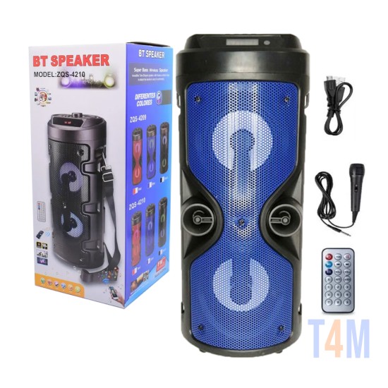 Sing-e  Portable Wireless Speaker ZQS4209/ZQS4210 Blue